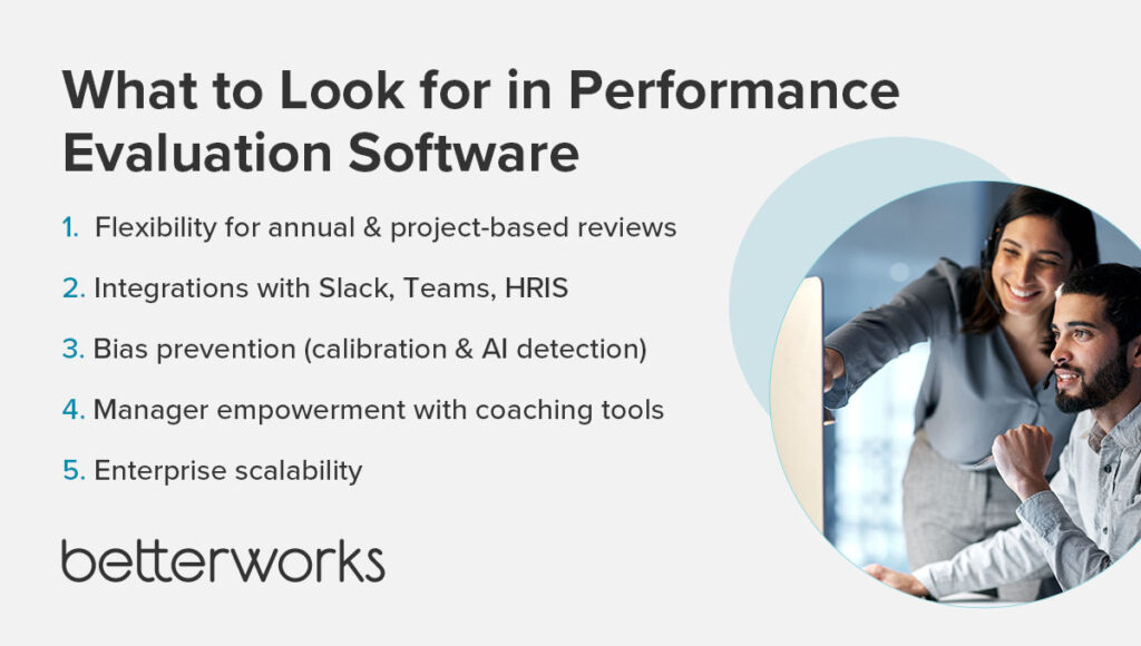What to Look for in Performance Evaluation Software